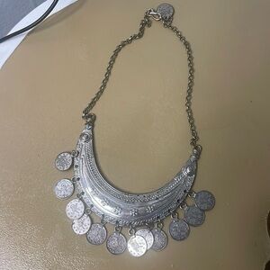 Medallion Silver Necklace